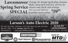 Lawnmower Spring Service SPECIAL