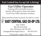 East Central Gas Co-op Ltd. is hiring!